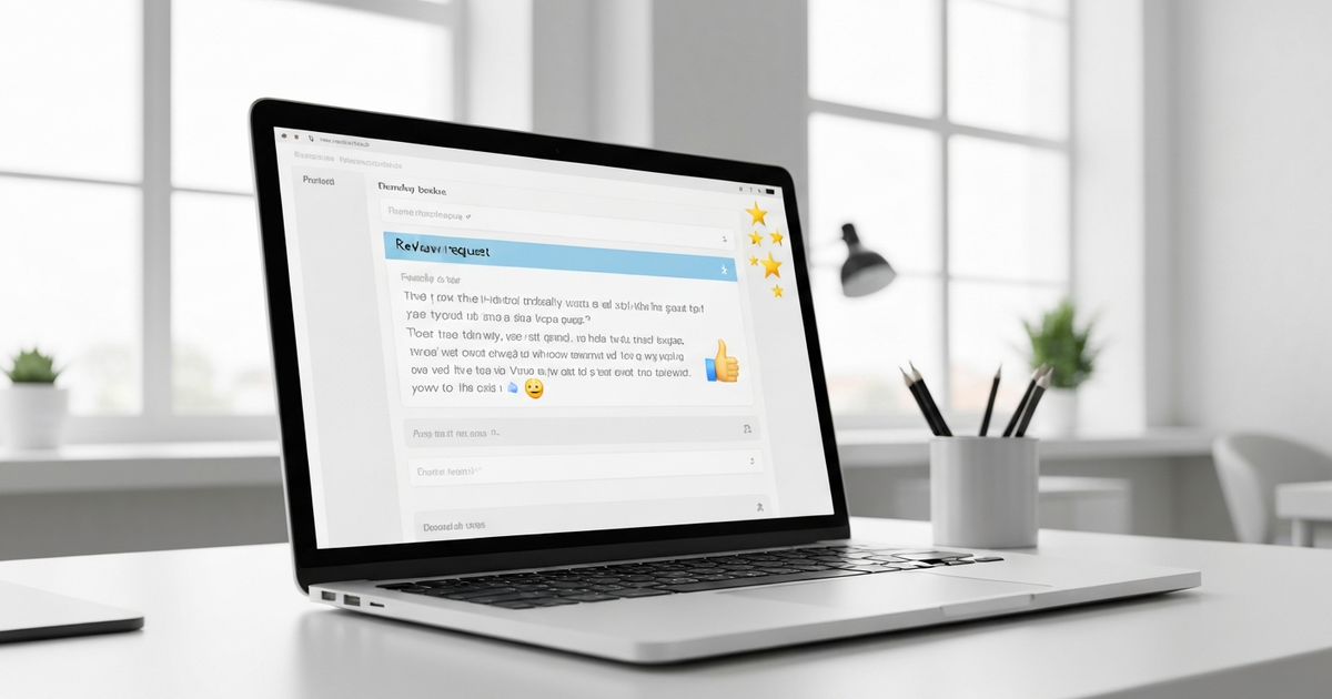 Review request email templates for small businesses